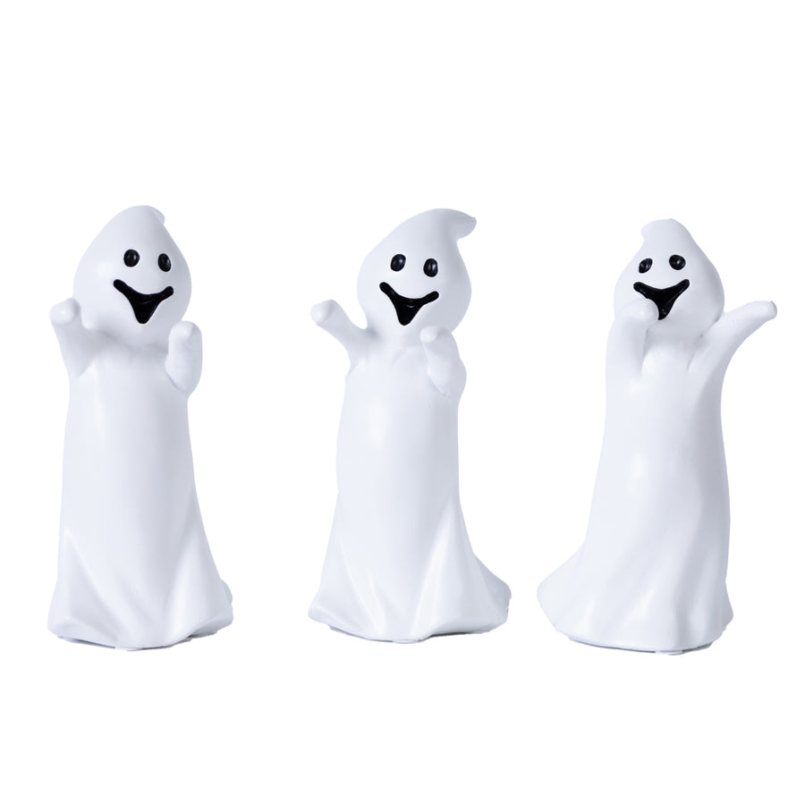 Spooky Ghost Figurine (Set of 3)