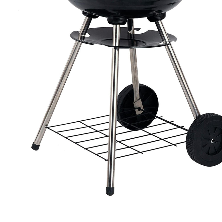 Brentwood BB-1701 17-inch Portable Charcoal BBQ Grill, Red