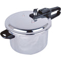 Brentwood BPC-105 Aluminum Stovetop Pressure Cooker – 5.5-Quart Black, Pressure Indicator Valve, Family-Size Cooking