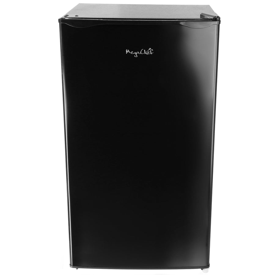 MegaChef 3.2 Cubic Foot Compact Mini Refrigerator with Freezer in Black