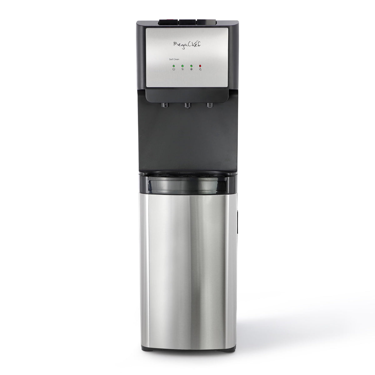 MegaChef MWD-1000 5-Gallon Bottom-Load Water Dispenser with UV Self-Cleaning, Hot/Room/Cold