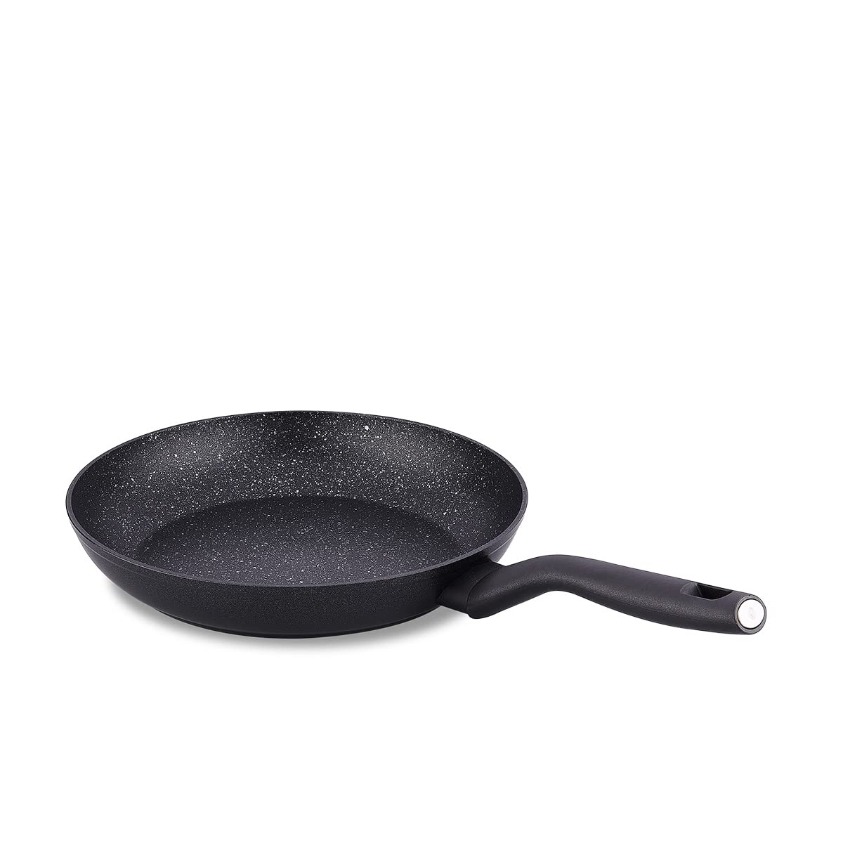 Korkmaz Nora 26cm Granite Non-Stick Fry Pan A2947 – Scratch-Proof PFOA-Free Skillet, High Thermal Conductivity, Eco-Friendly Turkish Cookware (Black, 10")