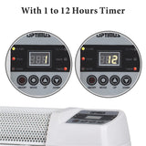 Optimus 30-Inch Baseboard Convection Heater, Digital Thermostat