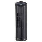Brentwood 14-inch black oscillating portable tower fan