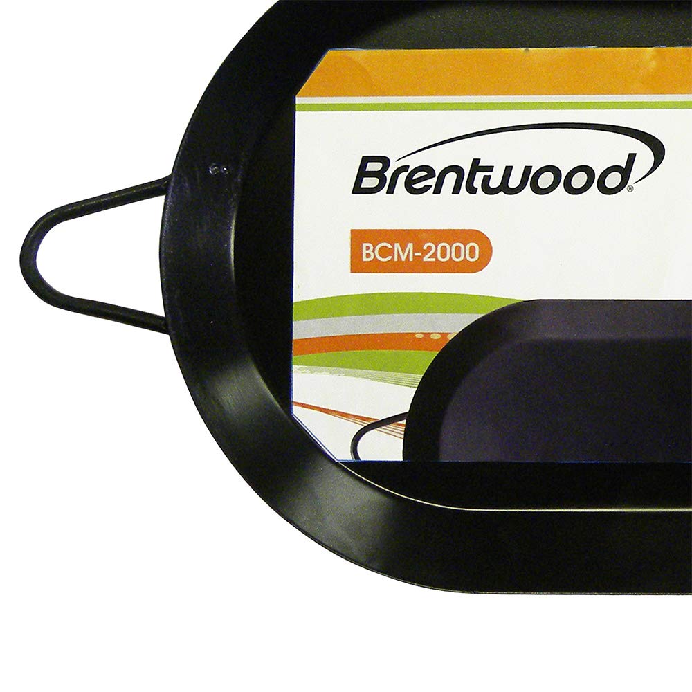 Brentwood BCM-2000 18-Inch Carbon Steel Non-Stick Double-Burner Comal Griddle