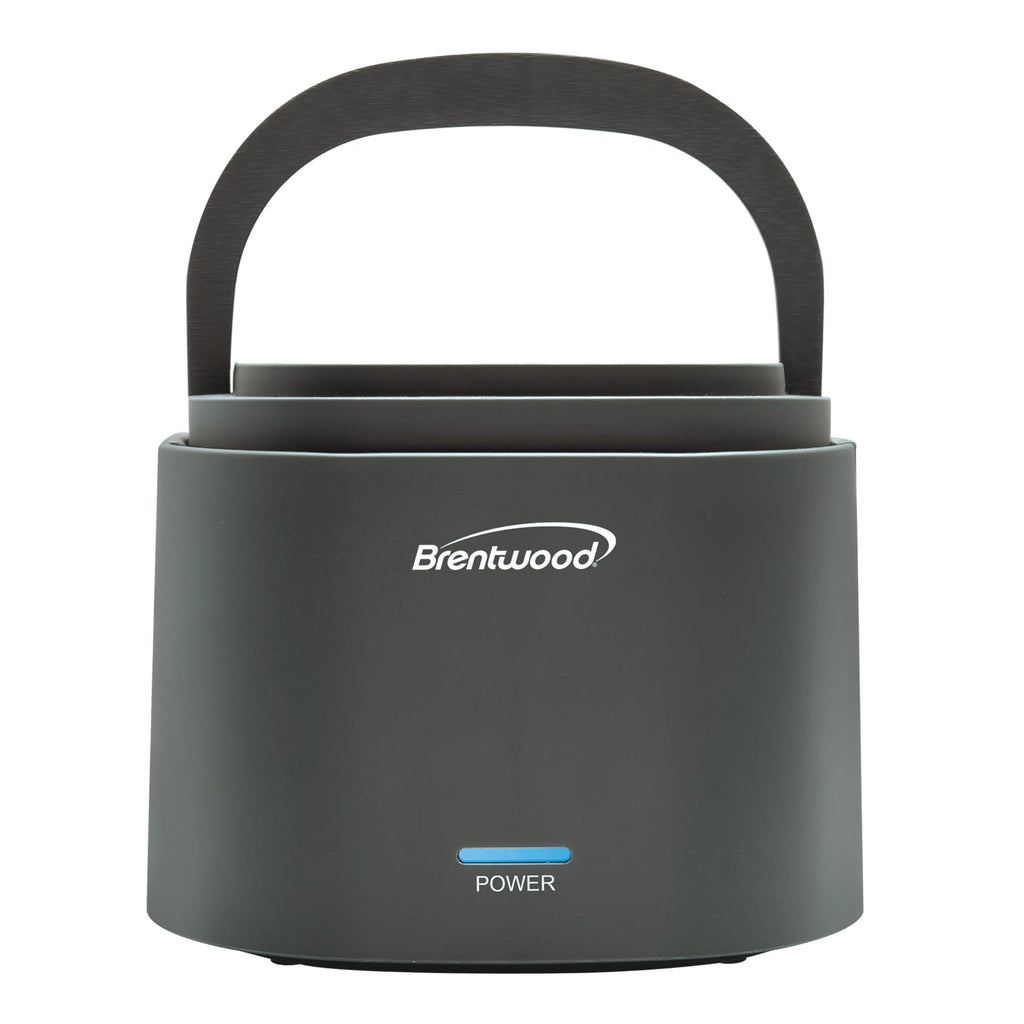 Brentwood ELB-600GRY gray portable electric lunch box food warmer with stainless steel container