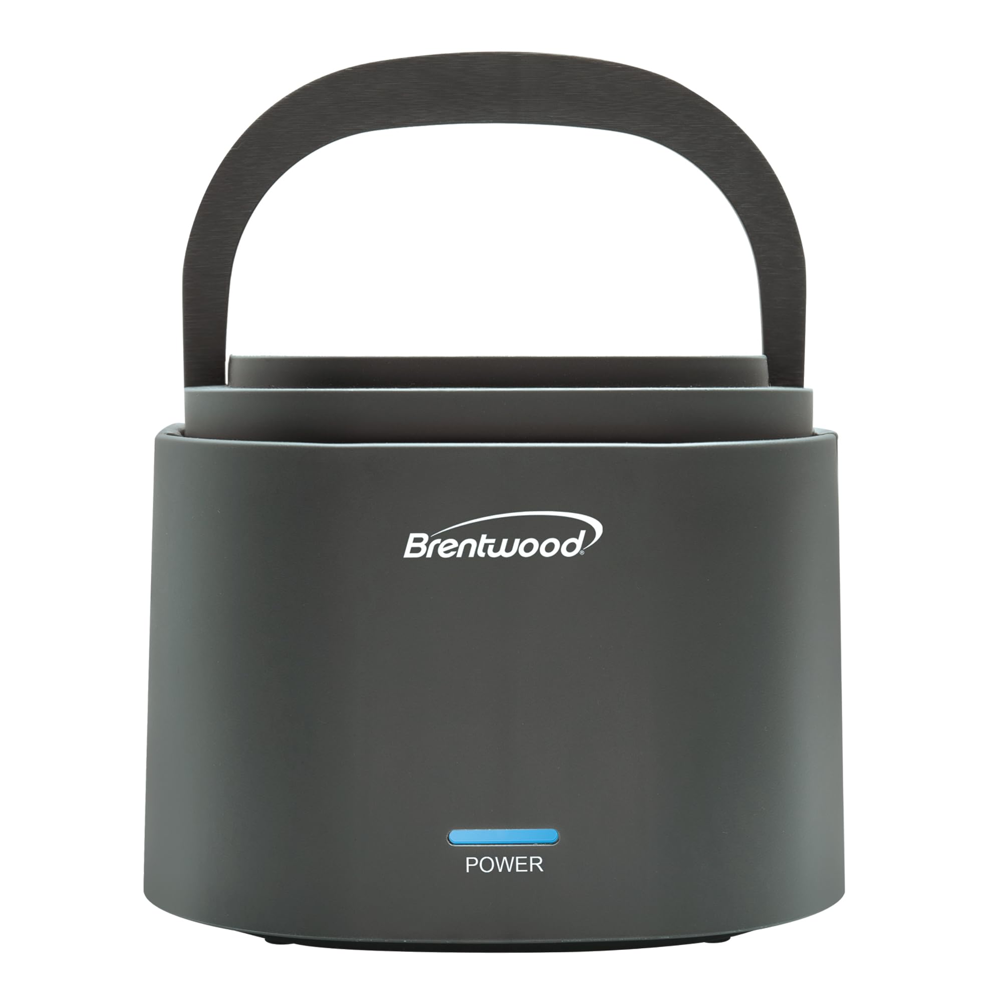 Brentwood ELB-600GRY gray portable electric lunch box food warmer with stainless steel container