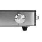 Brentwood Select TS-381 1200W Single Infrared Electric Countertop Burner with 60-Minute Timer - Stainless Steel