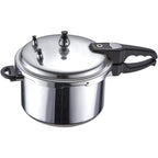 Brentwood BPC-110 7.5-Quart Aluminum Stovetop Pressure Cooker - Silver, 3 Safety Valves, Dishwasher Safe