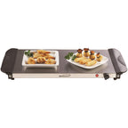 Brentwood BF-315 4.5-Quart Triple Buffet Server and Warming Tray, Stainless Steel