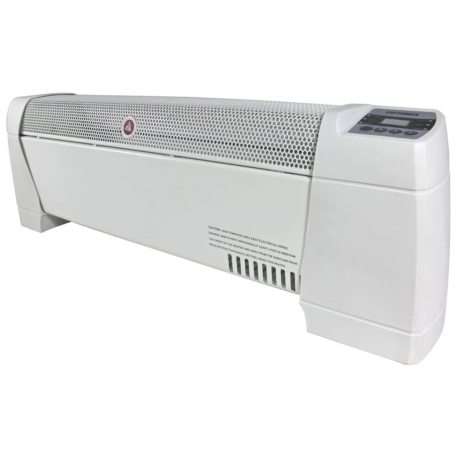 Optimus 30-Inch Baseboard Convection Heater, Digital Thermostat