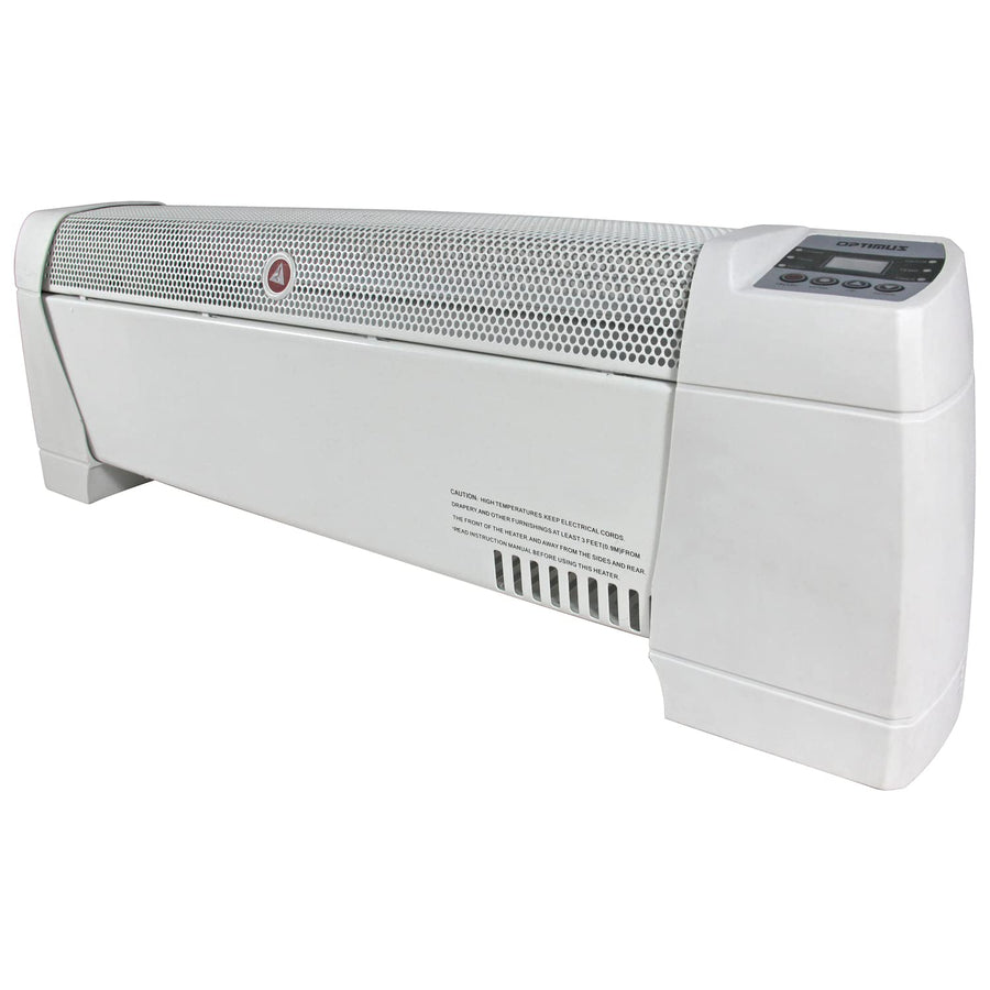 Optimus 30-Inch Baseboard Convection Heater, Digital Thermostat