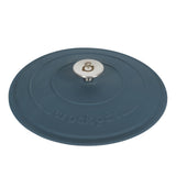 Crock-Pot Artisan 7-Quart Round European Enameled Cast Iron Dutch Oven with Lid – Matte Navy Blue
