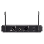 SuperSonic SC-930UHF Dual Selectable Channel UHF Wireless Microphone System - 300ft Range, 2 Handheld Mics, XLR Outputs, Hard Case