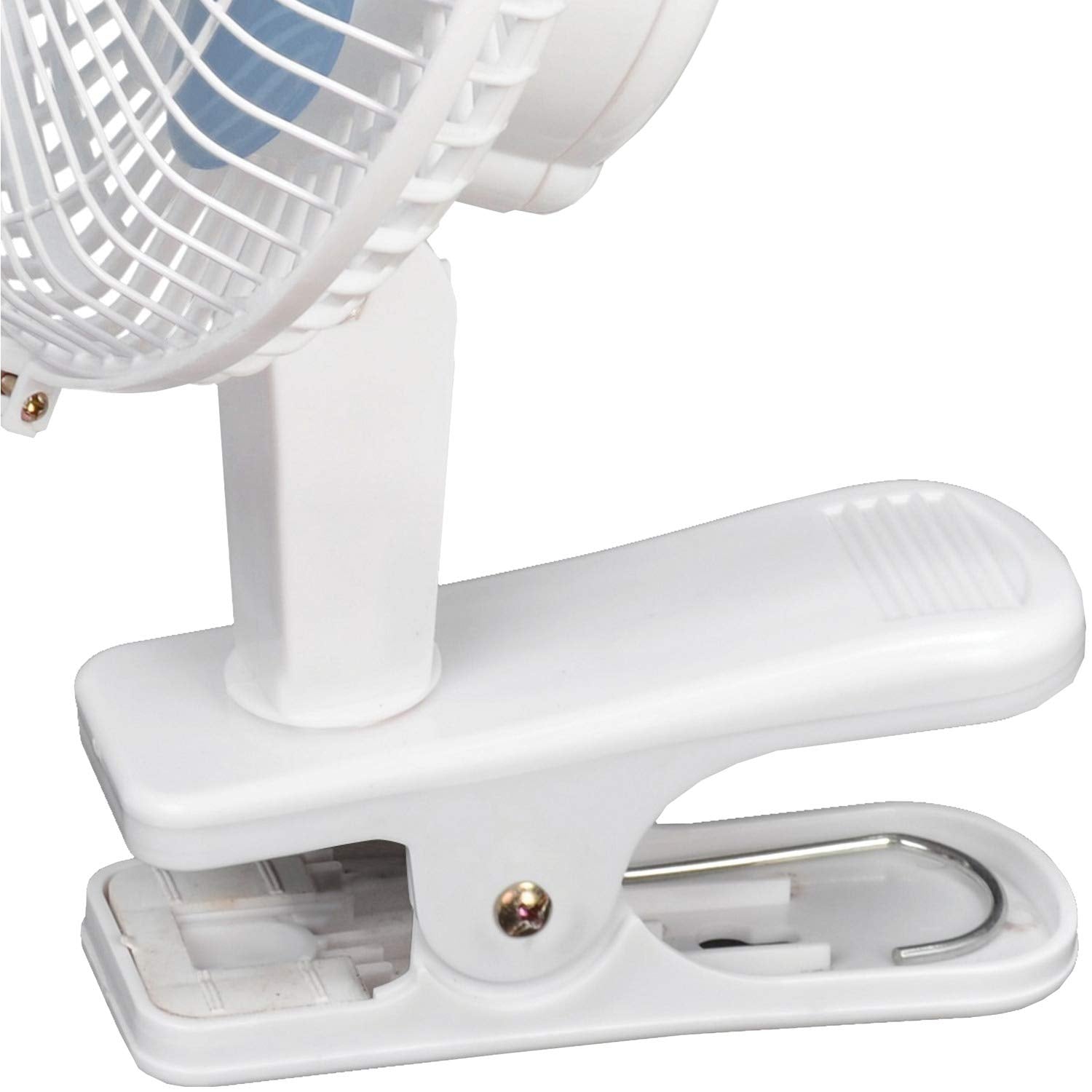 Brentwood Kool Zone F-621W 6 Inch 2-Speed Clip-On and Desk Fan - White