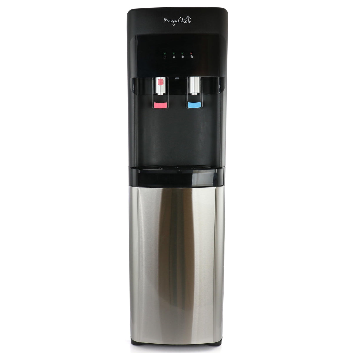 MegaChef MC-HWD1158 Bottom-Load Hot & Cold Water Dispenser, Silver