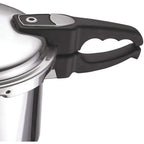 Brentwood BPC-110 7.5-Quart Aluminum Stovetop Pressure Cooker - Silver, 3 Safety Valves, Dishwasher Safe