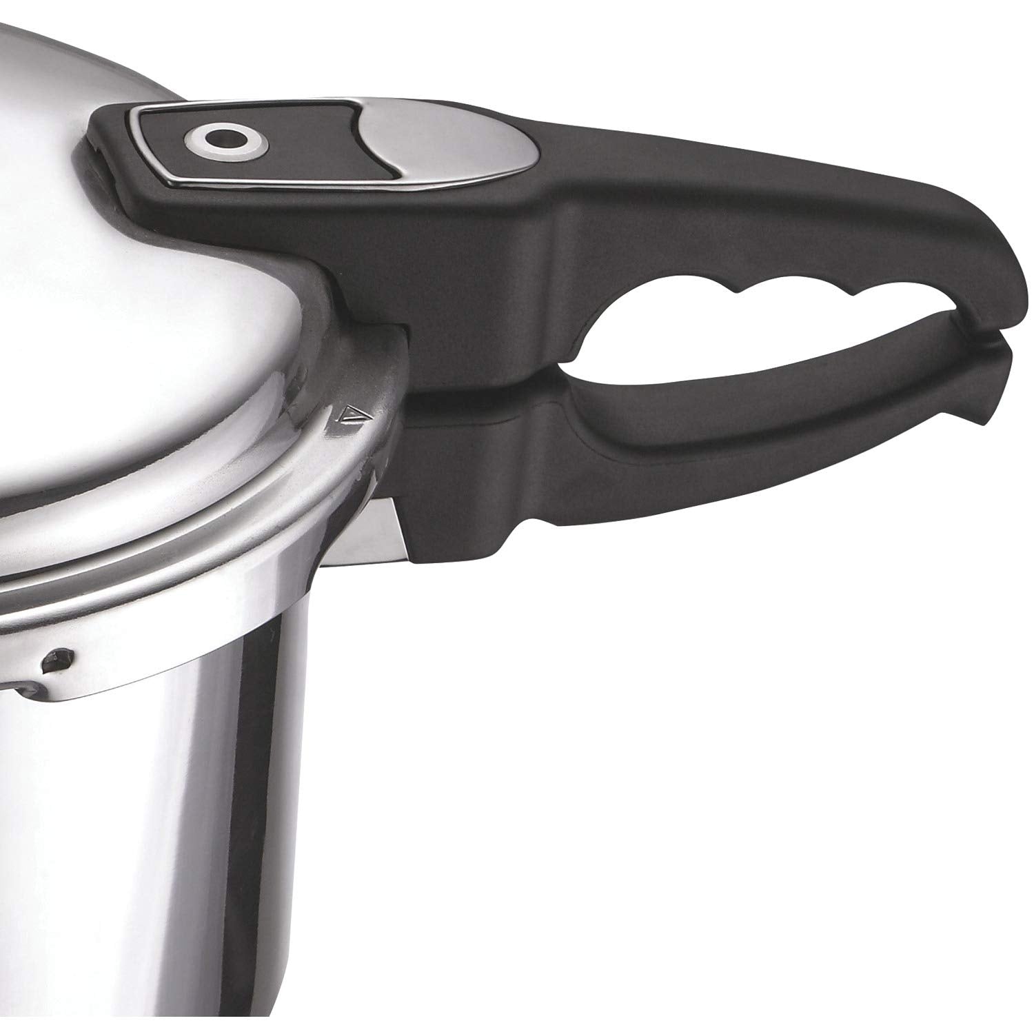 Brentwood BPC-110 7.5-Quart Aluminum Stovetop Pressure Cooker - Silver, 3 Safety Valves, Dishwasher Safe