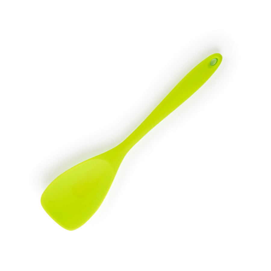 MegaChef 12-Piece Silicone and Wood Kitchen Utensil Set with Storage Canister, Multicolor