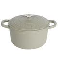 Crock-Pot Artisan 7-Quart Round Enameled Cast Iron Dutch Oven with Lid – Matte Green