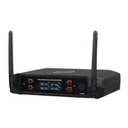 SuperSonic SC-909 2.4G 4-Channel Wireless Microphone System - Four Handheld Mics, 160ft Range, Balanced & Mix Outputs
