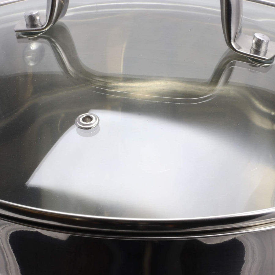 Oster Adenmore vented tempered glass lid close-up