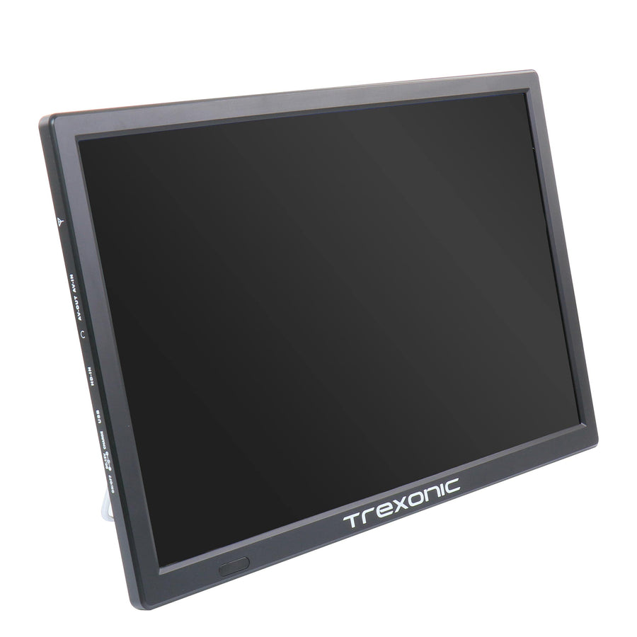Trexonic Portable Rechargeable 15.4 Inch LED TV with HDMI, SD/MMC, USB, VGA, AV In/Out and Built-in Digital Tuner