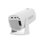 SuperSonic SC-92P Smart WiFi Streaming Projector with Bluetooth 5.3 and Aurora Light Effect - White