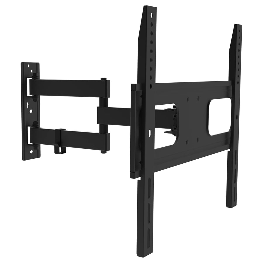MegaMounts Full Motion Wall Mount for 32-75 Inch TVs, Black
