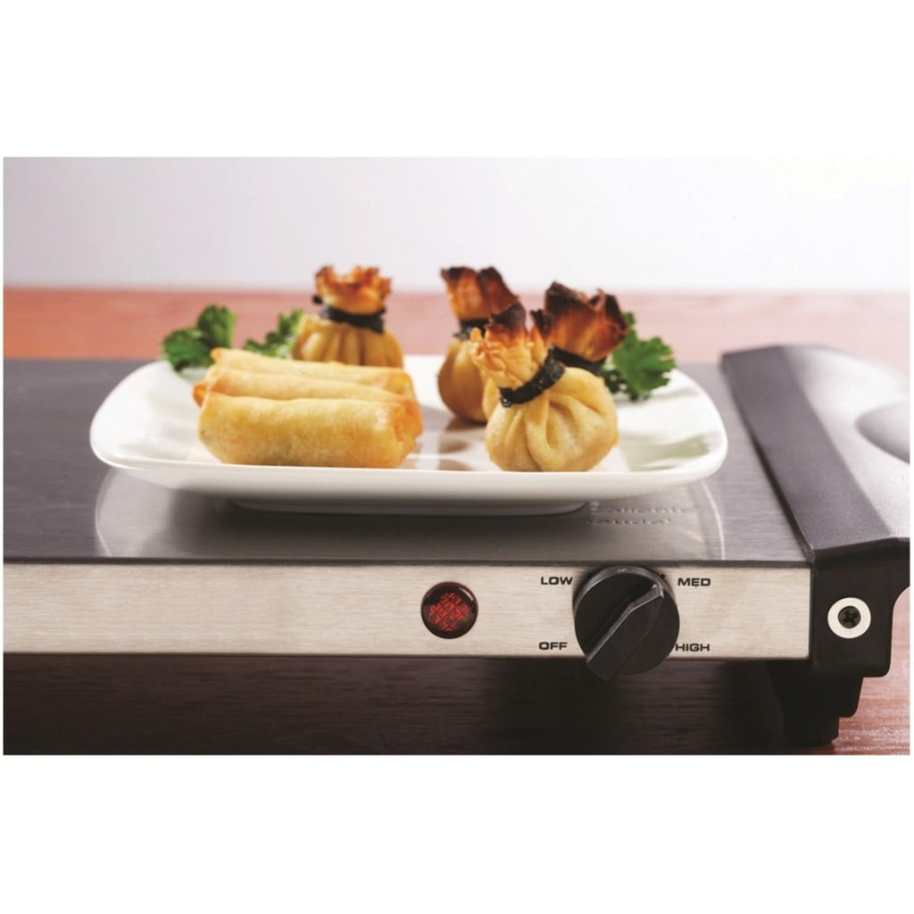 Brentwood BF-315 4.5-Quart Triple Buffet Server and Warming Tray, Stainless Steel