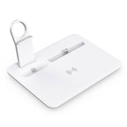 Trexonic 4-in-1 Fast Charge Wireless Charging Station – Qi Dock for iPhone, Apple Watch, AirPods & Apple Pencil with Dual USB + USB-C Ports