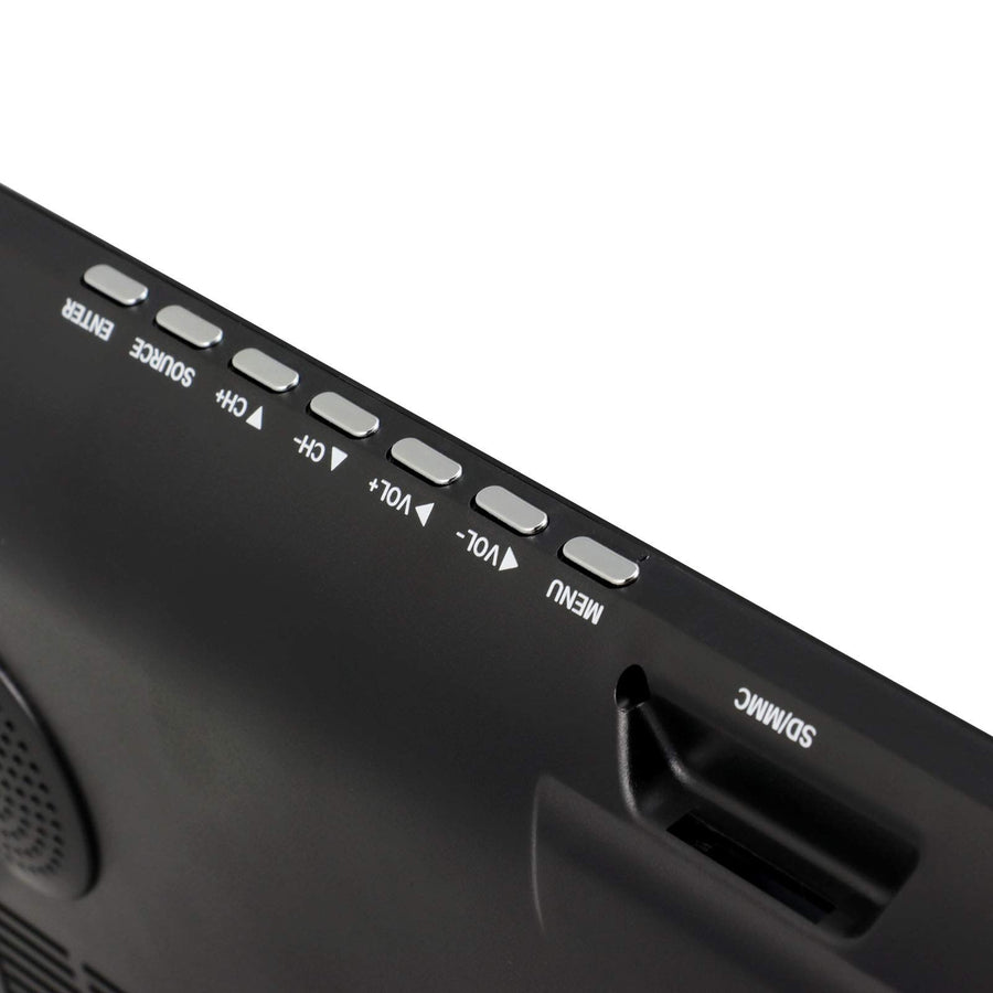 Trexonic Portable Rechargeable 14 inch LED TV with HDMI, SD/MMC, USB, VGA, AV In/Out and Built-in Digital Tuner