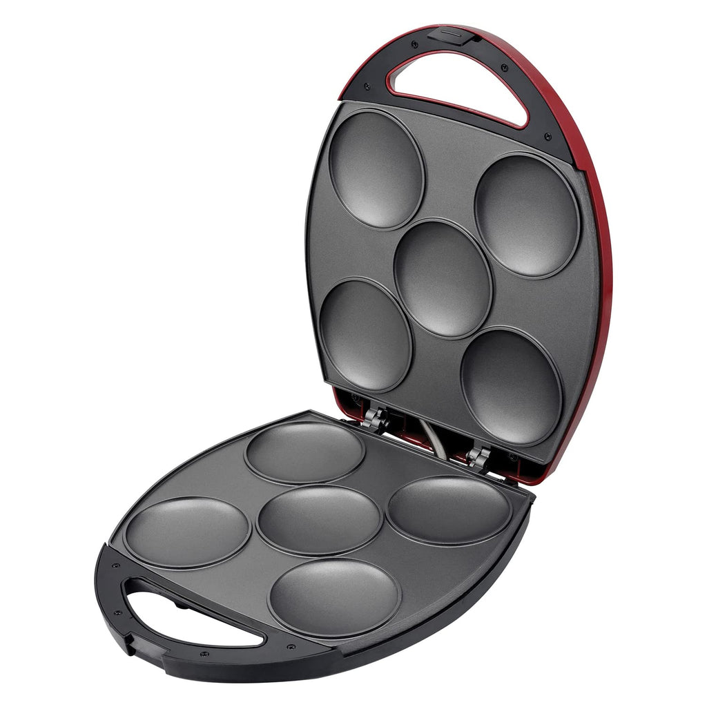 Brentwood 1200W 5-Piece Nonstick Arepa Maker with Adjustable Heat