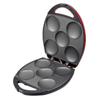 Brentwood 1200W 5-Piece Nonstick Arepa Maker with Adjustable Heat