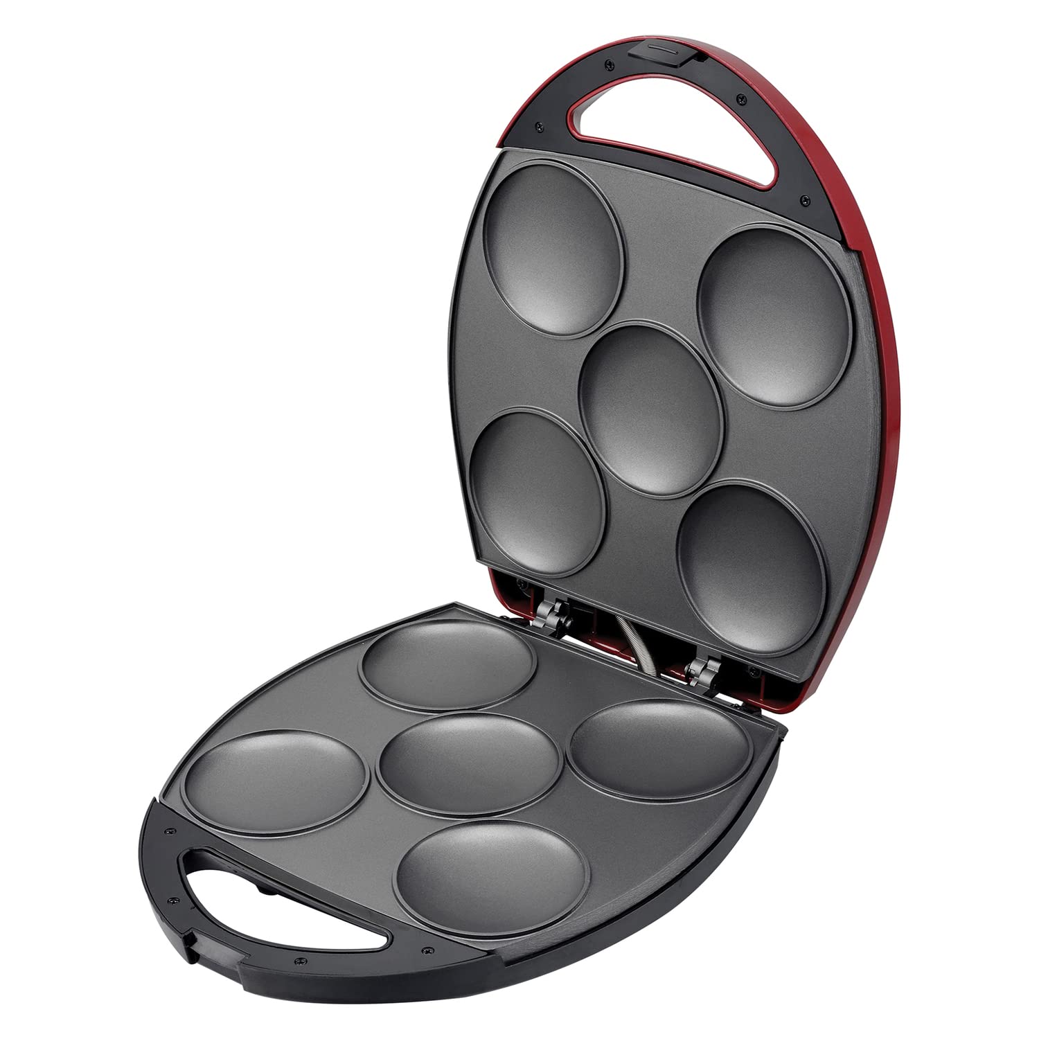 Brentwood 1200W 5-Piece Nonstick Arepa Maker with Adjustable Heat
