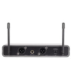 SuperSonic SC-920UHF Dual Fixed Channel UHF Wireless Microphone System - 200ft Range, 2 Handheld Dynamic Mics, XLR & 1/4-Inch Outputs