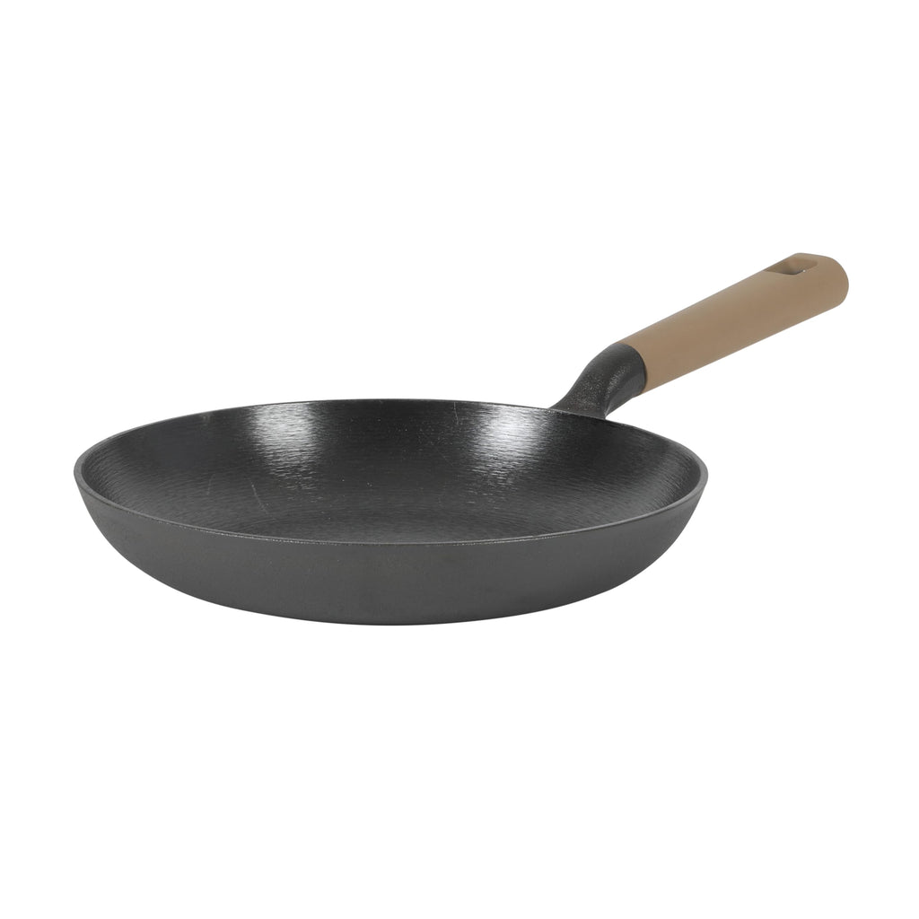 Gibson Home Eaglestone 9.5" Pre-Seasoned Cast Iron Skillet – Black with Stay-Cool Bakelite Handle