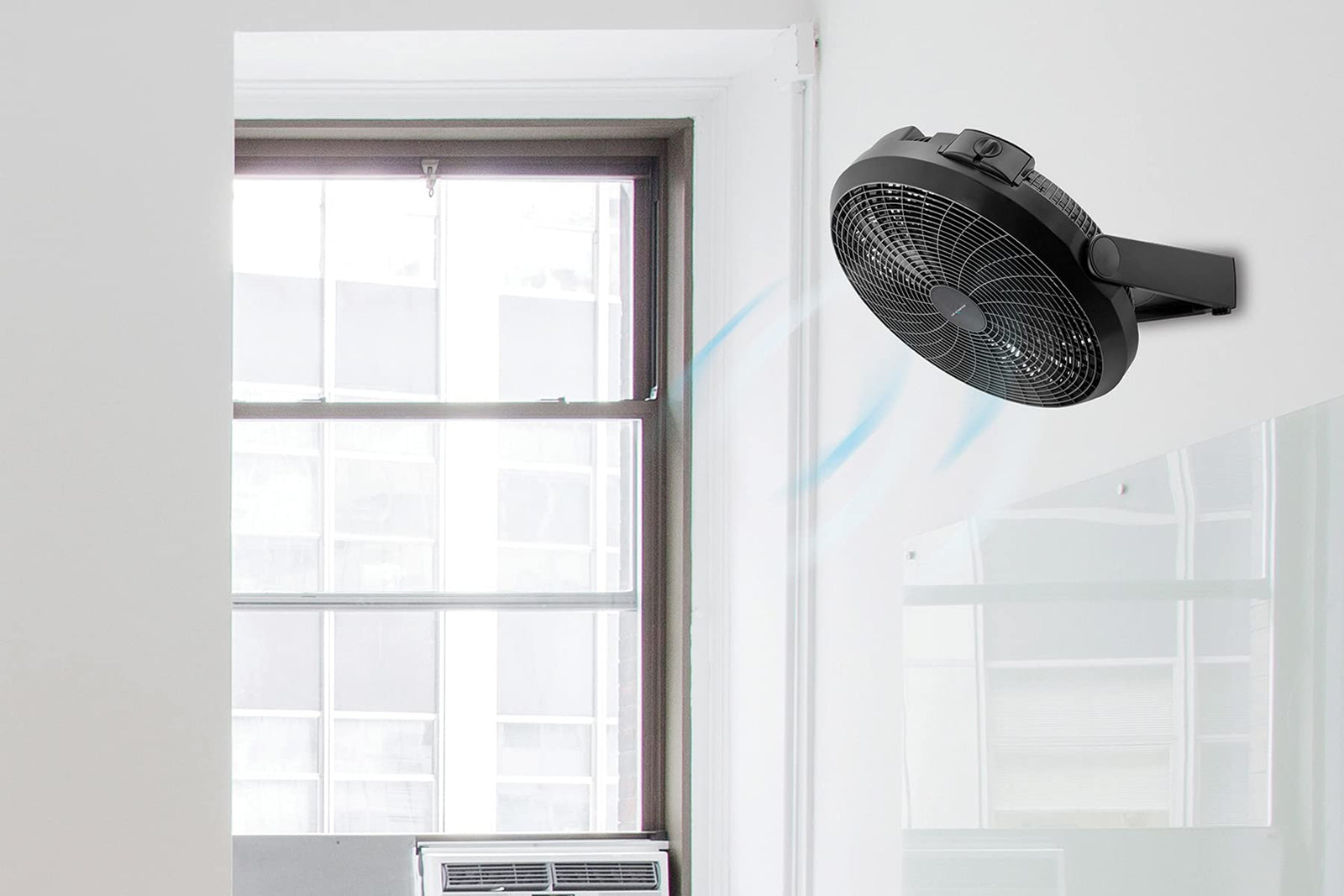Air Monster 20 in. High Velocity Air Circulator Floor Fan, Black