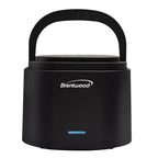 Brentwood ELB-600BK black portable electric lunch box food warmer with stainless steel container