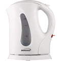 Brentwood KT-1610 BPA-Free 1.0-Liter Cordless Electric Tea Kettle – 900W Fast-Boil with Auto Shut-Off, Boil-Dry Protection & Removable Mesh Filter (White)