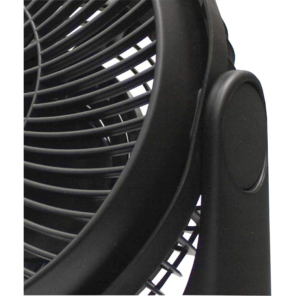 Brentwood Kool Zone F-8BKR 8 Inch 3-Speed High Velocity Air Circulator Fan - Black
