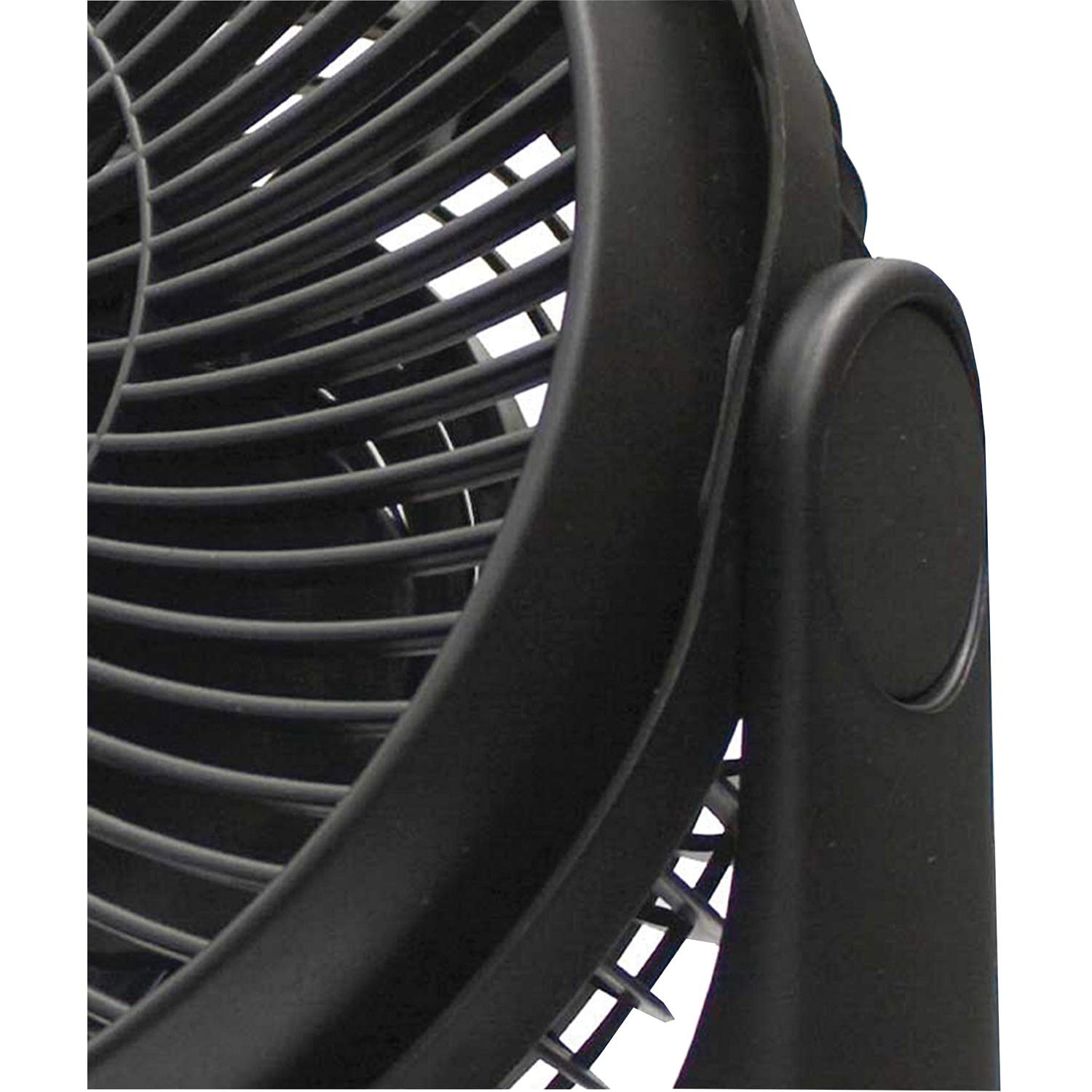 Brentwood Kool Zone F-8BKR 8 Inch 3-Speed High Velocity Air Circulator Fan - Black
