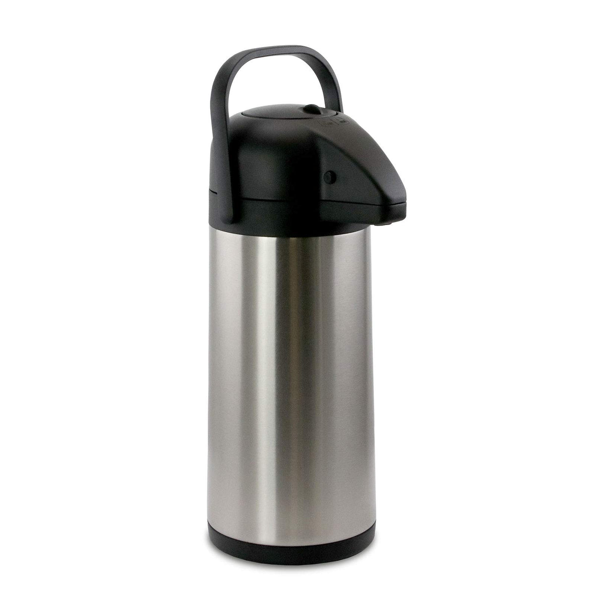MegaChef 3 Quart Double Wall Vacuum Insulated Stainless Steel Airpot Hot Beverage Dispenser for Coffee and Tea