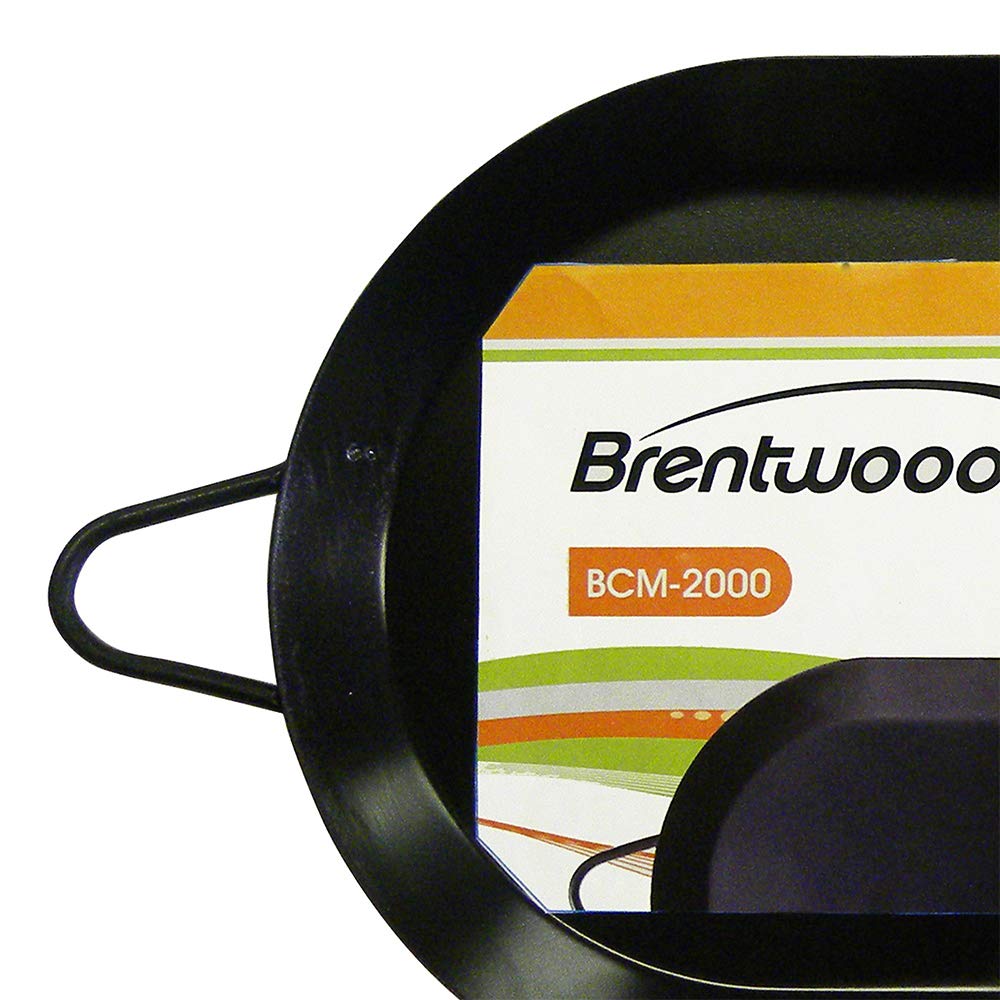 Brentwood BCM-2000 18-Inch Carbon Steel Non-Stick Double-Burner Comal Griddle