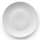 Elama Luna 18-Piece Glossy White Porcelain Dinnerware Set, Service for 6