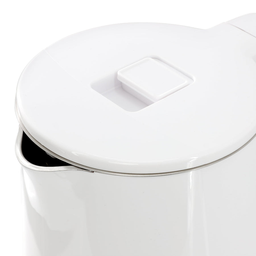 MegaChef 1.7 Liter Double Wall Insulated Stainless Steel Electric Kettle and Water Boiler