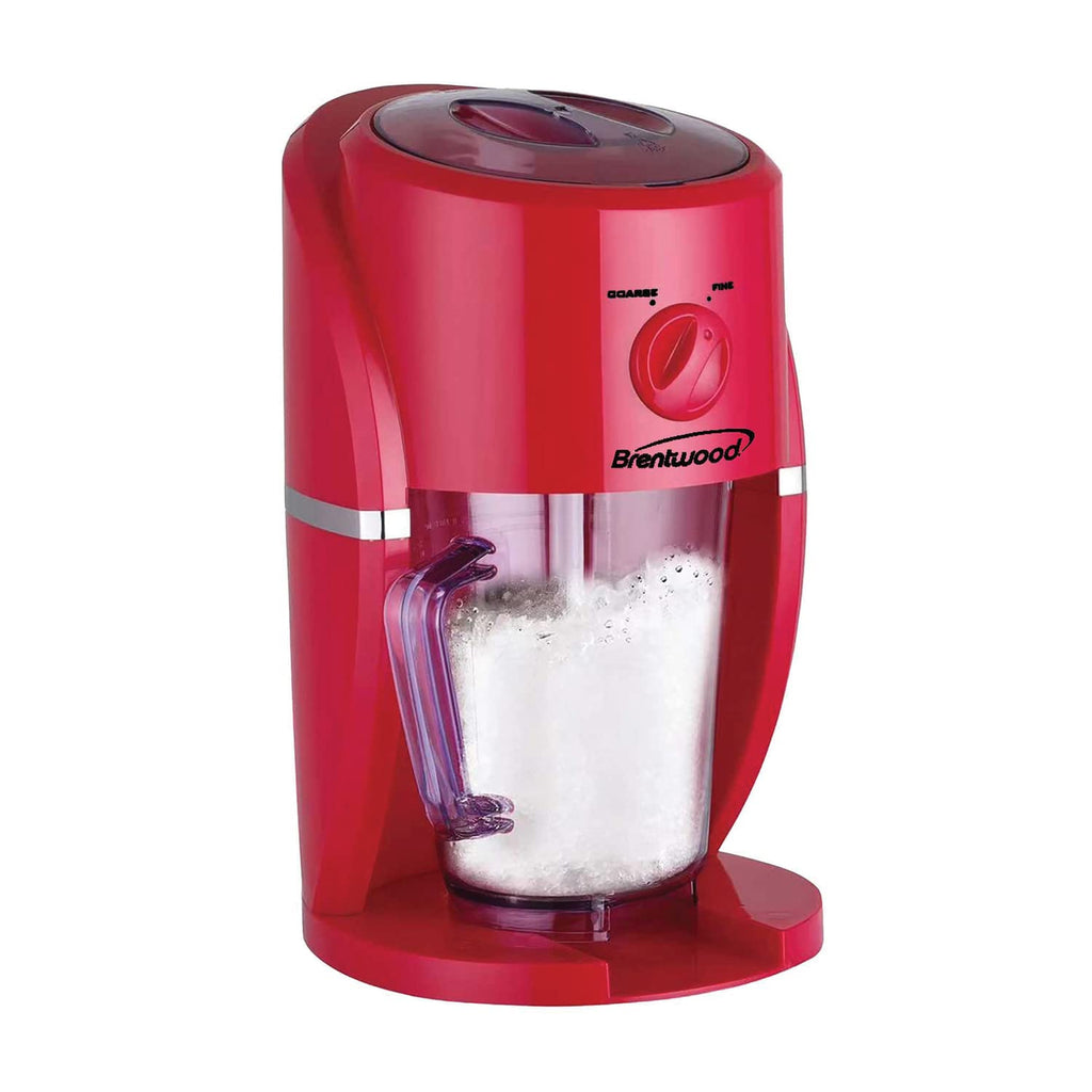 Brentwood TS-1425R Margarita & Frozen Drink Machine - Red, 35oz Pitcher, Shaves Your Ice for 4 Servings
