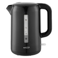 Brentwood KT-1622BK black 2.2-liter cordless electric kettle with mesh filter