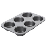Gibson Home Nonstick Carbon Steel Bakeware Set, 5-Piece with Cookie Sheet, Muffin Pan, Loaf Pan and 2 Round Cake Pans, Gray, Love-to-Bake