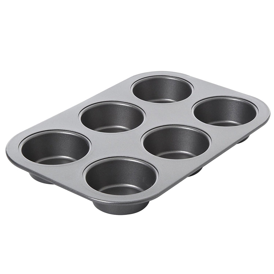 Gibson Home Nonstick Carbon Steel Bakeware Set, 5-Piece with Cookie Sheet, Muffin Pan, Loaf Pan and 2 Round Cake Pans, Gray, Love-to-Bake